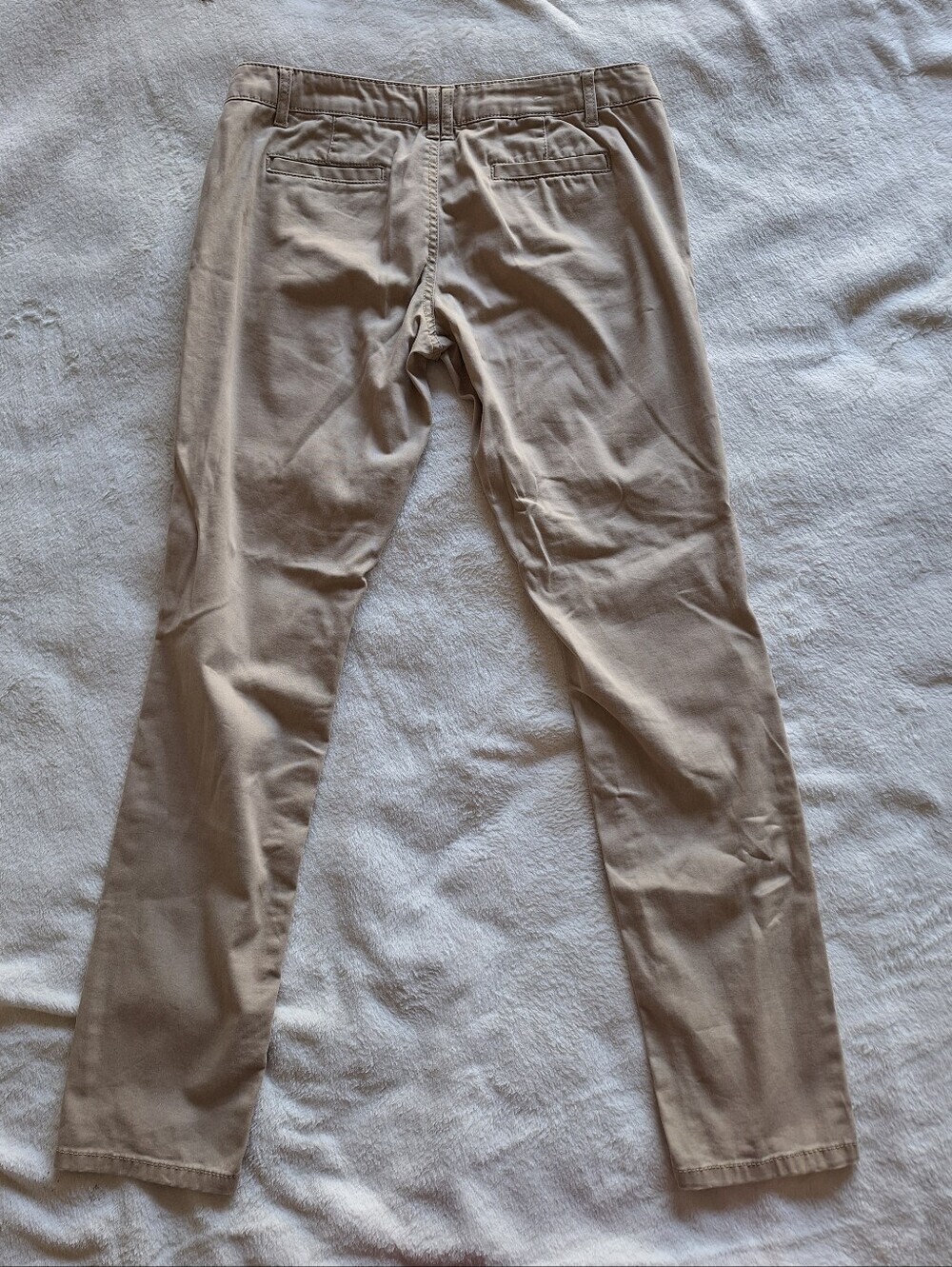 Mossimo Low Rise Skinny Khaki Chino Pants Tan Beige Size 6 - Picture 2 of 10